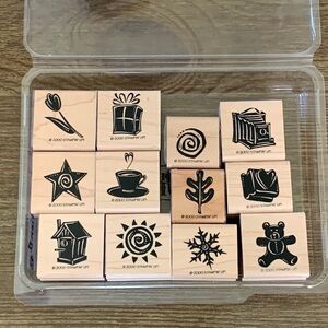 Stampin’ Up! Rubber Stamp Set Portfolio Collection Set of 12